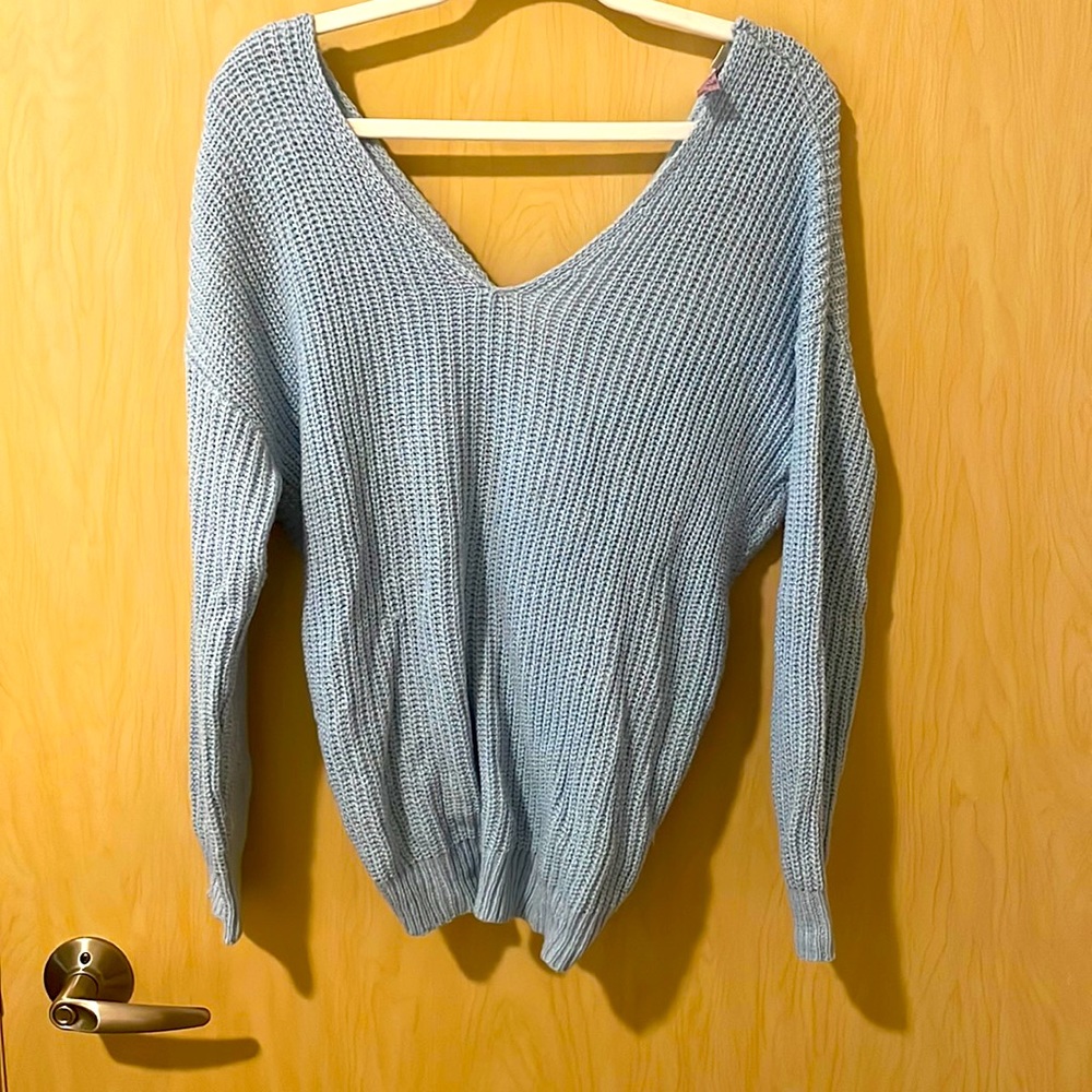 Baby blue sweater